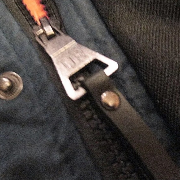 $85 Urban Republic Big Boy Bomber Jacket 18 / 20 Aviator Hooded Heavy Duty Zips - Picture 7 of 15